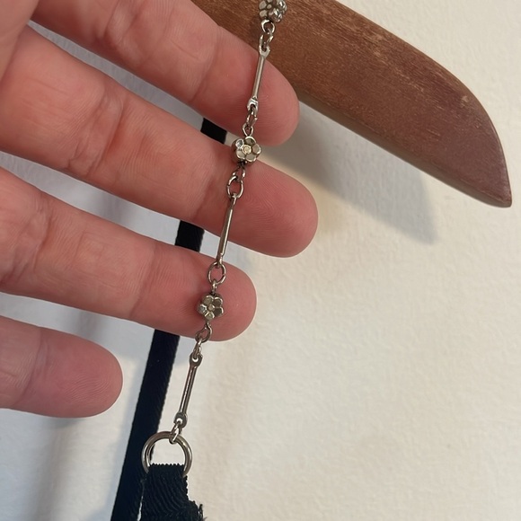 Soft Grunge Romantic Mini Dress Ecru Floral Med Black Daisy Ditzy 00s Whimsi - Picture 4 of 13